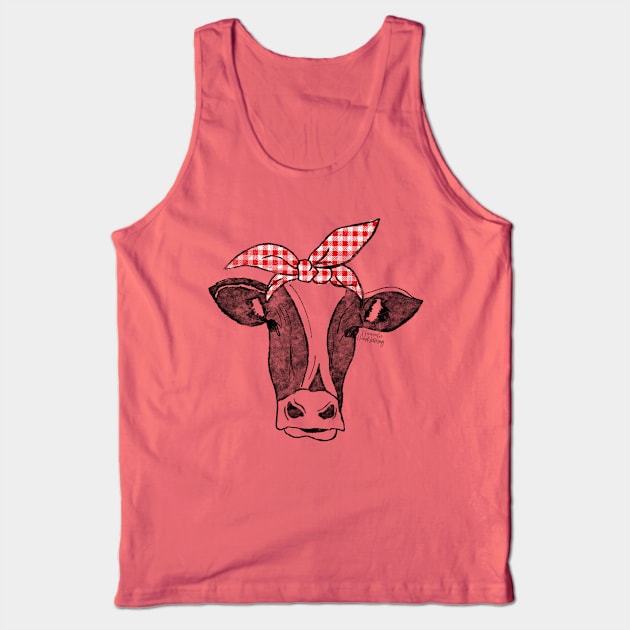 The Cow Tank Top by Hannah’s Hand Lettering